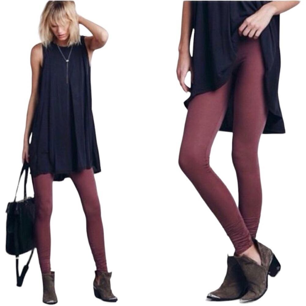 Free People x FP Movement Freeform Ruched Leggings Tight in Purple Size Small